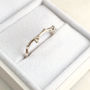 Twig Wedding Ring In 18 Carat Gold With Five Diamonds, thumbnail 7 of 7
