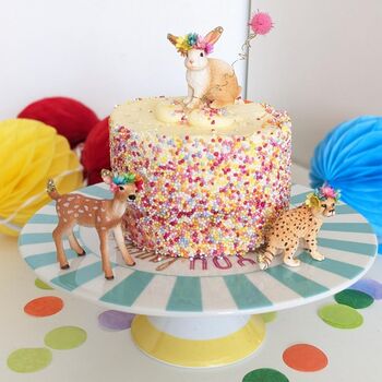 Flower Animal Cake Toppers, 5 of 9