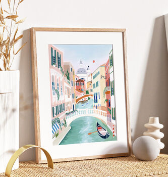 Venice Italy, Travel Art Print, 4 of 8