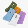 Women's Party Penguins Embroidered Cotton Ankle Socks Five Pack, thumbnail 1 of 7
