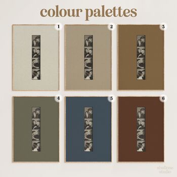 Personalised Photobooth Strip Style Print Gift For Couples, 2 of 9