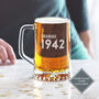 Personalised 1943 80th Birthday Glass, thumbnail 1 of 6