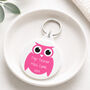 Personalised Owl Teacher Keyring, thumbnail 1 of 3
