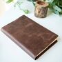 Vintage Leather Personalised Lined Notebook Journal, thumbnail 10 of 12