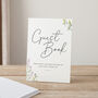Wildflowers Personalised Names Wedding Guest Book, thumbnail 3 of 3