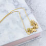 Delicate Gold Plated Stars Charm Necklace, thumbnail 4 of 6