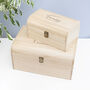 Personalised Our Family Luxury Keepsake Chest, thumbnail 3 of 10