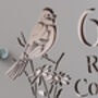 Personalised Bird On Flower Design House Acrylic Number Sign, thumbnail 2 of 7