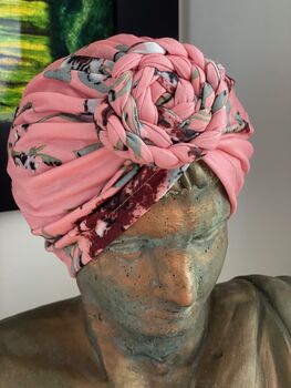 Cancer Scarves Pre Tied Headwrap Platt Knotted, 2 of 10