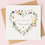 Personalised Wildflower Birthday Card – Any Age, thumbnail 1 of 5