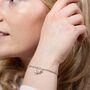 Gerbil Sterling Silver Ball Bead Bracelet, thumbnail 1 of 4