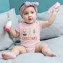 Organic Cotton Baby's First Christmas Babygrow, thumbnail 3 of 6