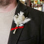 Six Nations Rugby Supporters Buttonhole In Team Colours, thumbnail 4 of 12