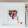 Personalised Engagement Butterfly Heart, 3D Art, thumbnail 12 of 12