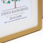 Personalised First Holy Communion Fingerprint Tree, thumbnail 4 of 8