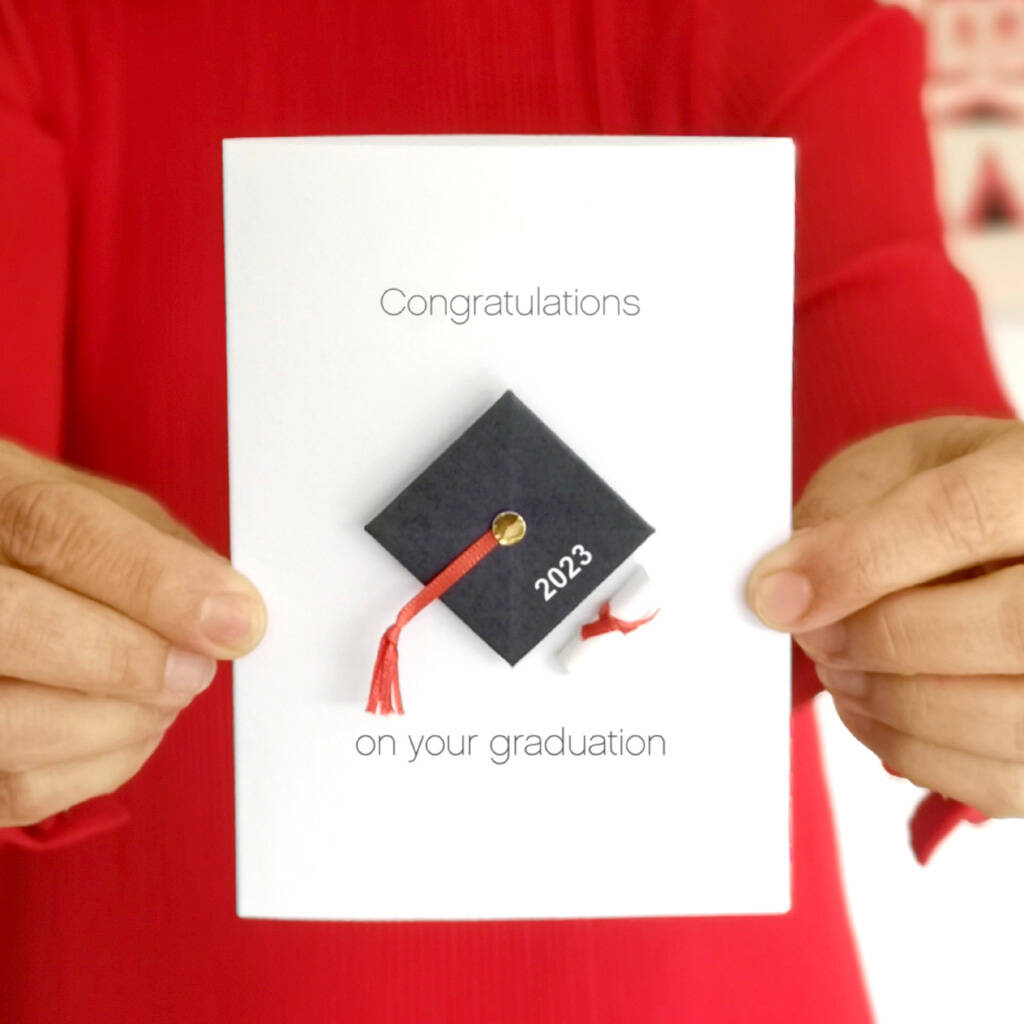 Personalised Origami Graduation Card, 1 of 3