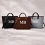 Personalised Large Initial Tote Cross Body Bag, thumbnail 2 of 4