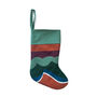 Grover Abstract Linen Christmas Stocking, thumbnail 1 of 3