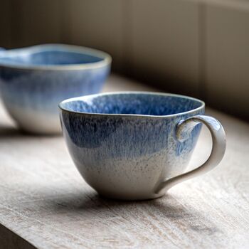 Reactive Glaze Mugs Set Of Four Choice Of Colours, 2 of 7