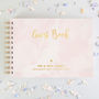 Rose Gold Foil Wedding Guest Book, thumbnail 3 of 8