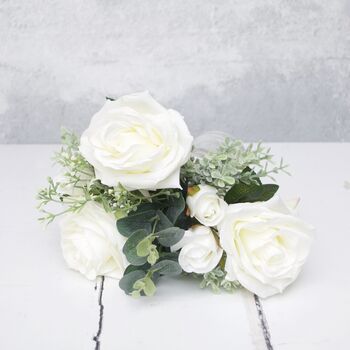 White Christmas Faux Bouquet Scandi Style, 4 of 5