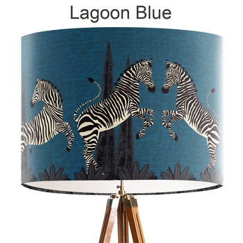 Dancing Zebra Lamp Shade, Multi Colours Available, 6 of 10