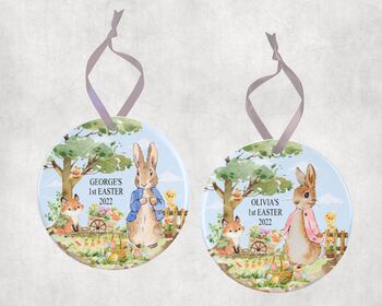 Personalised First Easter Bunny Decoration, 3 of 11