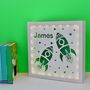 Personalised Rocket Night Light, Space Themed Picture Light, thumbnail 1 of 7