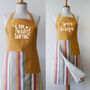 Personalised Quality Cotton Apron, Anniversary Gift, thumbnail 3 of 9