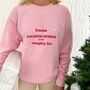 Naughty List Founder Personalised Sweater, thumbnail 1 of 3