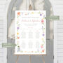 Whimsical Wildflower Menu Cards, thumbnail 5 of 5