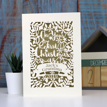Personalised First Christmas As… Card, 5 of 7