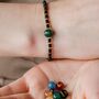 Black Bead Buddhist Tibetan Prayer Bracelet, thumbnail 4 of 9
