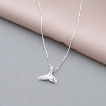 Sterling Silver 'I Am A Mermaid' Necklace, 3 of 4