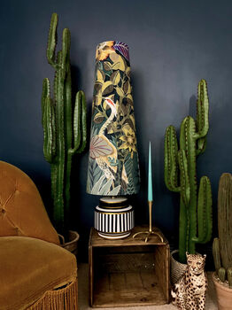 Paradise Lost Oversized Cone Velvet Lampshades, 2 of 4