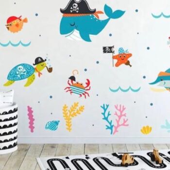 Under The Sea Children’s Sea Creatures Decal Stickers, 2 of 5