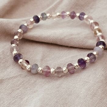 Sterling Silver Fluorite Bracelet, 5 of 6