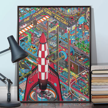 Futuristic Space Rocket Print, 4 of 9