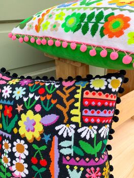 You Make Me Daisy Tapestry / Needlepoint Kit, 7 of 8