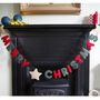 Festive Merry Christmas Garland For The Home, thumbnail 1 of 7