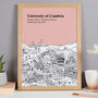 Personalised University Of Cumbria, Graduation Print, thumbnail 5 of 9
