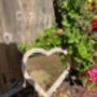 Wooden Heart Hanging Mirror Small Indoor/Outdoor Garden Décor, thumbnail 8 of 8