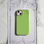 Glossy Slime Green Personalised Phone Case, thumbnail 3 of 7