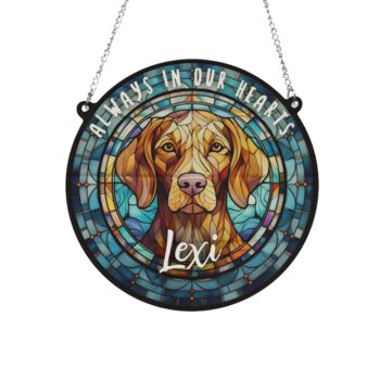 Vizsla Memorial Suncatcher, 4 of 6