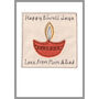 Personalised Diwali Card For Him Or Her, thumbnail 3 of 5