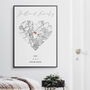 Engagement Gift Personalised Proposal Location Print, thumbnail 2 of 4