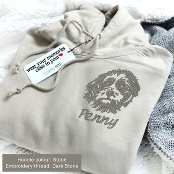 Personalised Embroidered Dog Hoodie, 3 of 12
