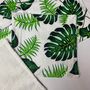 Monstera Plant Print Reusable Unpaper Towels Set, thumbnail 4 of 9