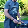 Personalised Daddy King Of The Grill Apron, thumbnail 2 of 7