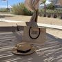 Personalised Patch Square Jute Beach Tote Bag, thumbnail 2 of 11